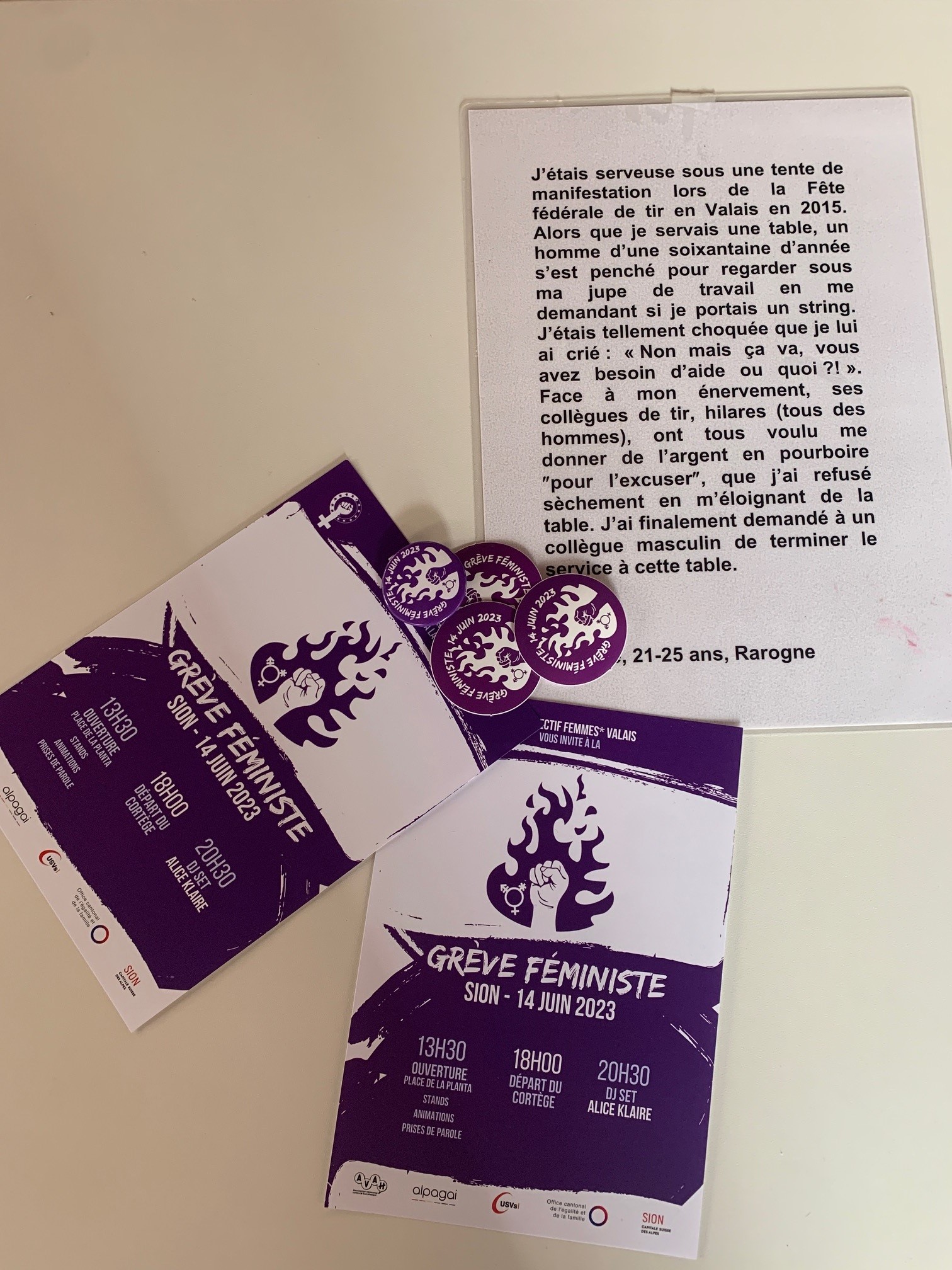 Le Collectif Femmes* Valais s'organise en vue de la grève des femmes du 14 juin